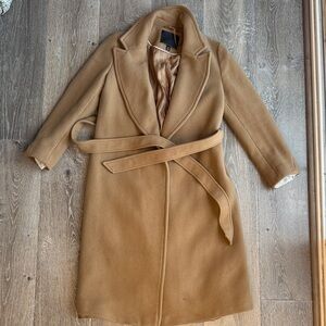 Autograph Wool Longline Wrap Coat with Cashmere AS